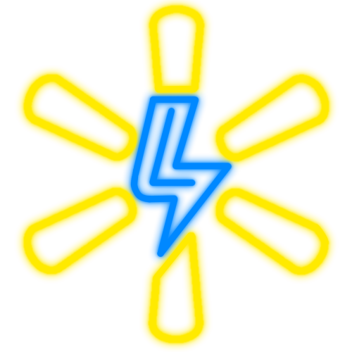 Walmart Labs neon logo